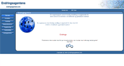 Desktop Screenshot of endringsagentene.com